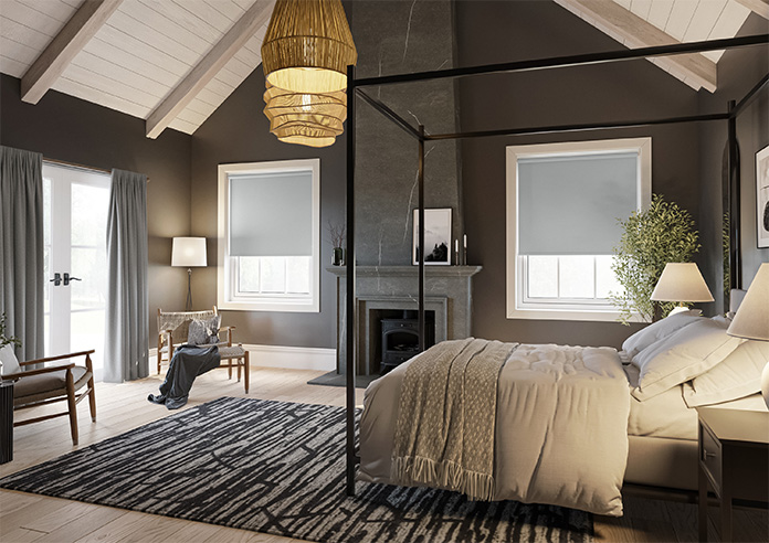 Florenza (Blackout), Alloy Grey - Twist&Fit Roller Blind - Image 7